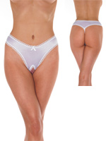 Open G-String - weiss - One size