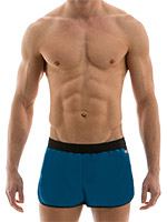 Elegant Jogging Cut Swim Shorts - Cobalt/Black
