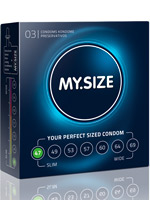 3 x MY.SIZE Condoms - Size 47