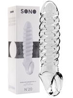 Penis Sleeve with Extension Transparent - SONO No.20