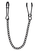 Adjustable Nipple Clamps with Chain - Black