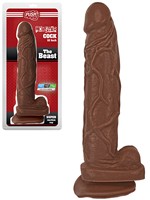 Push Monster Cock - The Beast 12 inch Brown