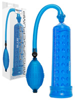 Power Massage Pump mit Sleeve - Blau
