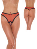 Open G-String - red - One Size