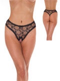 Open G-String - black - One Size