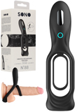 Vibrating Rechargeable Silicone Cock Ring - SONO No.88